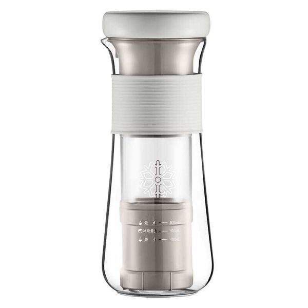 膳魔师（THERMOS） 【国家补贴】咖啡冷萃机夏季无线便捷冷萃壶冷萃杯迷你咖啡机萃取杯花茶咖啡壶冷萃茶壶EHA-3501E 灰色