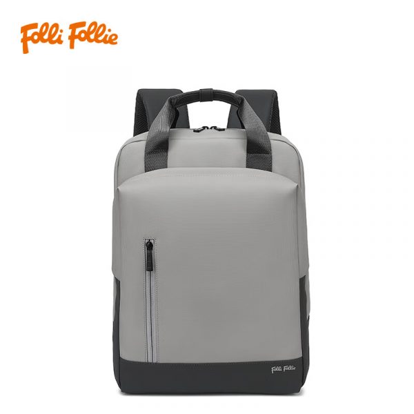 FolliFollie商务简约修身双肩包FF-D002A