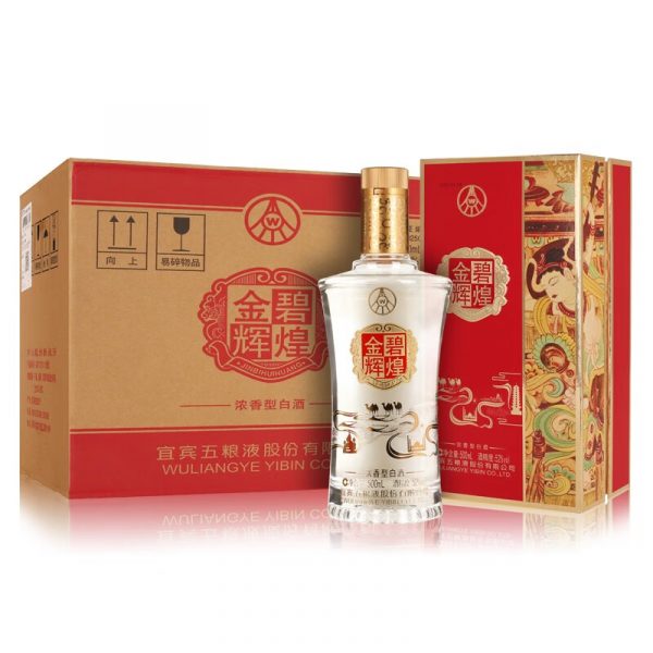 五粮液股份 金碧辉煌丝绸款 52度500ml*6瓶