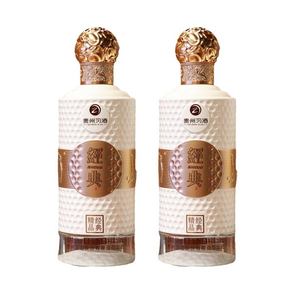 习酒经典精品（高尔夫） 53度酱香型白酒500ml*2瓶